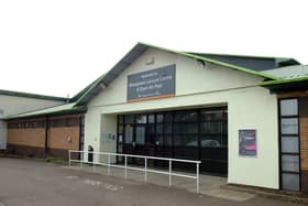 Woodgreen Leisure Centre, part of which is to be requisitioned to become a walk through coronavirus testing centre