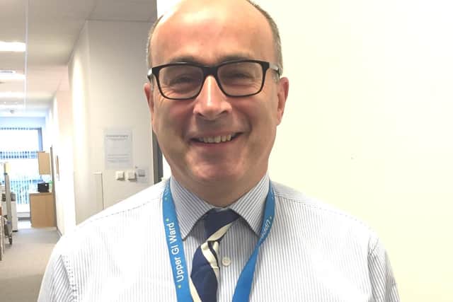 Nick Maynard, consultant upper gastrointestinal surgeon at the Oxford University Hospitals NHS Trust