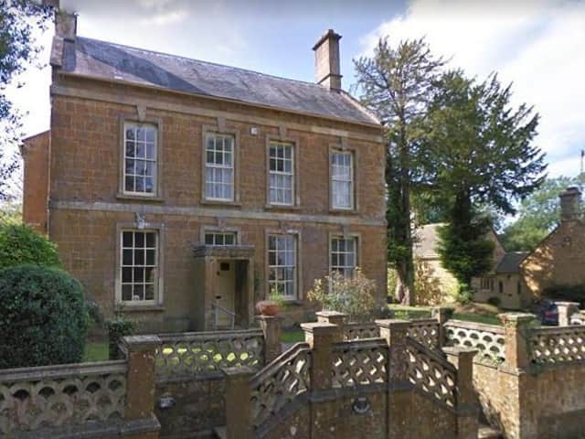 The 'handsome' house that goes with the job of vicar for Great Tew. Picture by Google