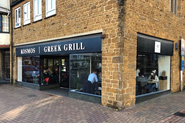 Greek street food venue - Kosmos Greek Grill - has opened in the Banbury town centre