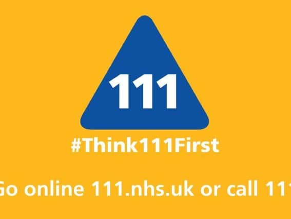 Oxfordshire residents are being encouraged by Oxford Health to contact NHS 111 First if they have non-life-threatening injuries. (Image from the Oxford Health NHS Foundation Trust)