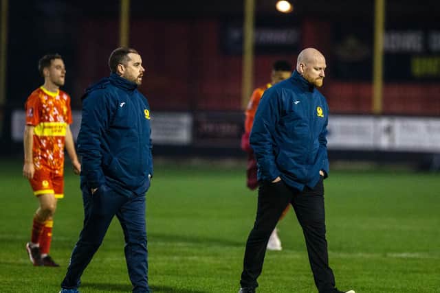 Banbury boss Andy Whing felt his team lacked a cutting edge as they were beaten in the first round of the FA Cup