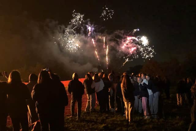 Tudor Hall School hosted a socially distanced Bonfire Night and fireworks celebration on Saturday November 7 exclusively for current pupils in their bubbles.