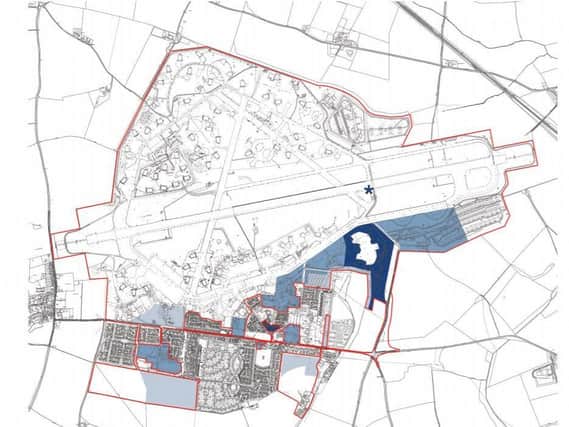 The former US airbase in Upper Heyford has long been identified as a strategic development site by Cherwell District Council. (photo from Cherwell District Council)
