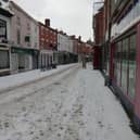 Parsons Street, Banbury during the Beast from the East in 2018