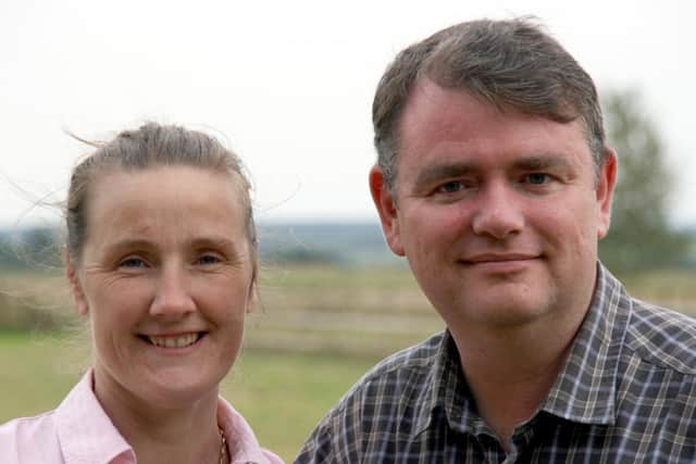 Nicola and Nick Laister the owners of Fairytale Farm located near Chipping Norton