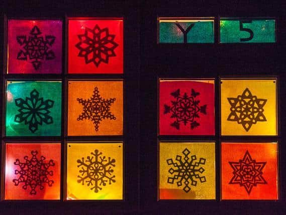 Last year's Hooky Live Advent Calendar windows were colourful and festive