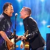 Bryan Adams, playing with Bruce Springsteen at the Invictus Games in 2017. Picture by Getty