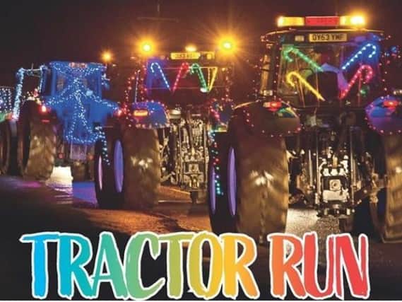 The RC Baker Christmas Tractor Run takes place on Friday from 5pm around villages south of Banbury