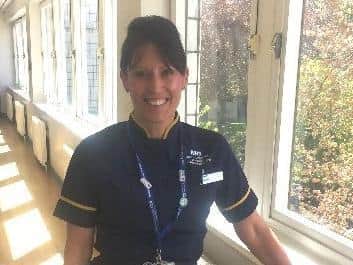 Chief nurse Sam Foster at the Oxford University Hospitals NHS Trust