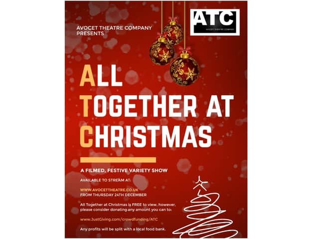 Avocet Theatre Company, a Banbury-based theatre group, have created an entire Christmas Variety Show production - All Together at Christmas – all whilst adhering to social distancing rules.