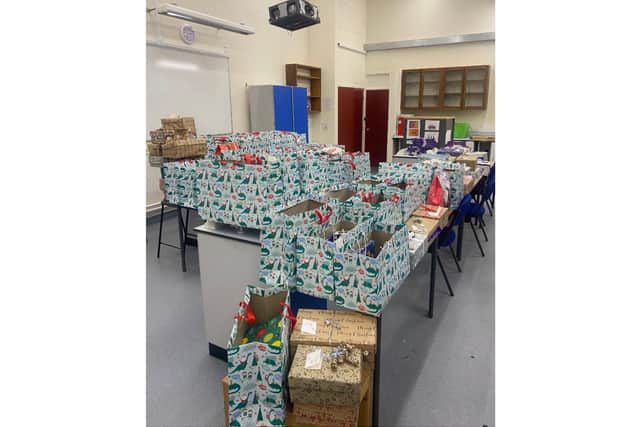 Pupils at Wykham Park Academy received special Christmas lunches and gift boxes just before the holiday break.