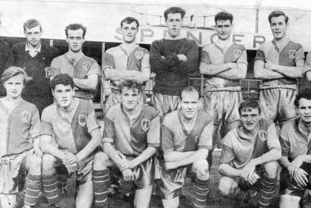 The Banbury Spencer reserve team with Michael Kennard, back row, third from right
