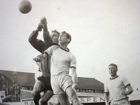 Mick Kennard, in action for Banbury Spencer FC