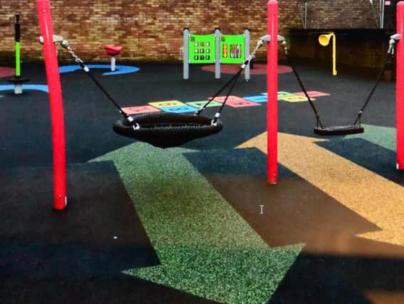 The newly refurbished play area at Ferriston, Banbury
