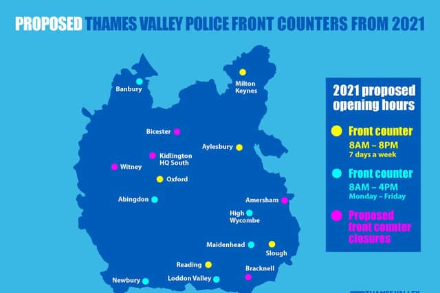 Thames Valley Police is seeking the public’s views on the future of the force’s front counter provision. (Image from Thames Valley Police website)