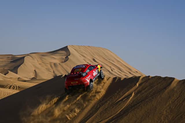 Another shot from yesterday's (Monday) action in the desert during the Dakar Rally