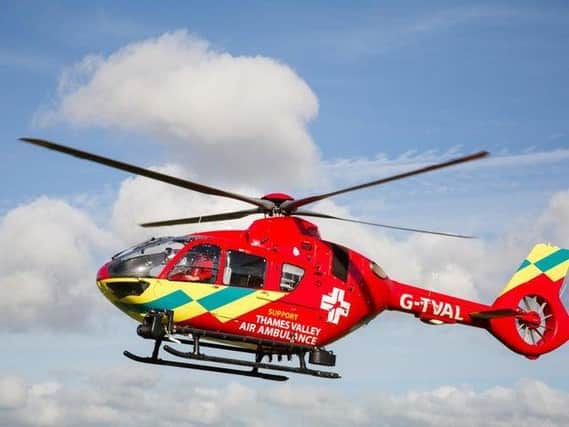 Thames Valley Air Ambulance called out to 40 missions in Banbury last year (photo from Thames Valley Air Ambulance)
