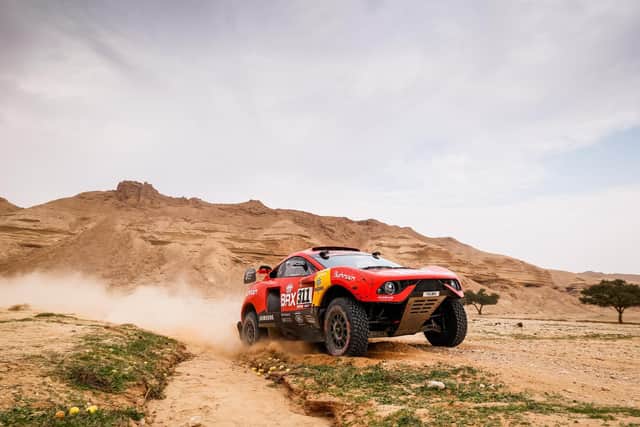 Some testing terrain for the Prodrive drivers in the Dakar Rally 2021