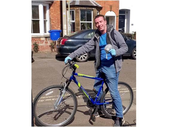 A Banbury man - Mike Hampton - is offering up his services as a NHS Community Responder volunteer delivering prescriptions and or essential food items to vulnerable people during the Covid-19 pandemic