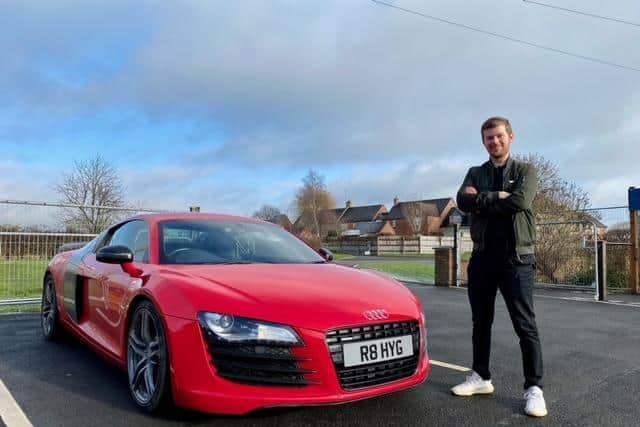 YouTube star Ben Rayne bought his first supercar for the show. Photo supplied