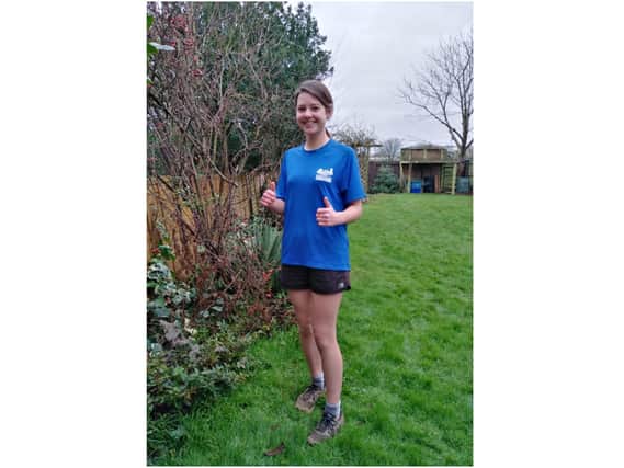 Sophie Leney, a 16-year-old student at The Warriner School, launched the 100k in 10 days running challenge to help her raise the money for an adventure trip to help people Costa Rica through Camp International.
