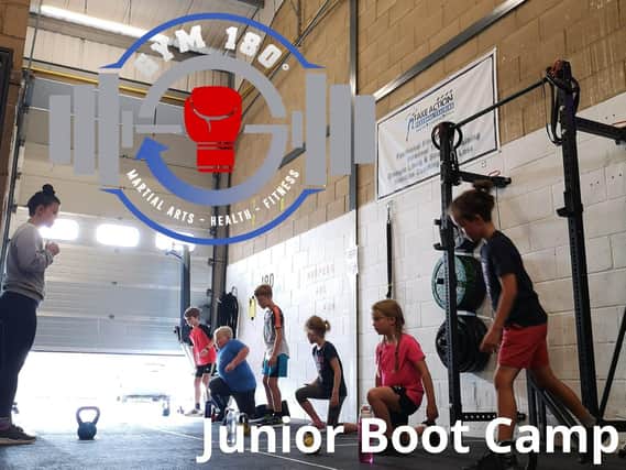 Gym 180 offers a variety of ways to keep fit, including a junior boot camp when it's open to the public