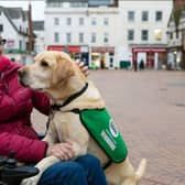 Banbury woman Karen Williams with her Dogs for Good assistance dog Iggy. (photo from Dogs for Good charity)
