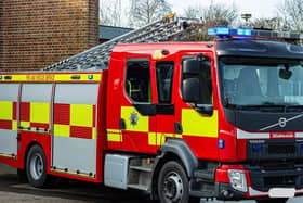 Fire appliance from the Oxfordshire Fire and Rescue Service (photo from Oxfordshire County Council)