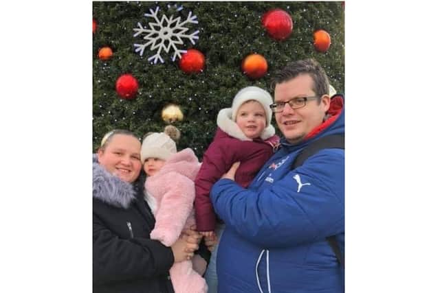 The Barry Pocock family (photo from the BUFC fundraising web page)