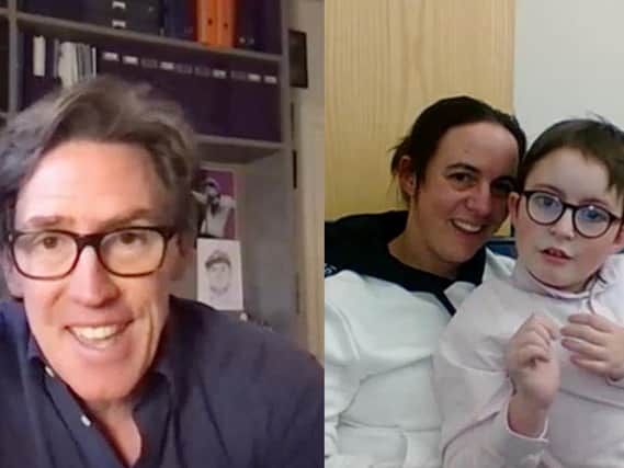 As a Mother’s Day surprise for Banbury mum - Jenny Best - Helen & Douglas House hospice arranged for long-time supporter Rob Brydon, to sing a duet with her 10 year old, Nathan, who visits the hospice for respite stays.