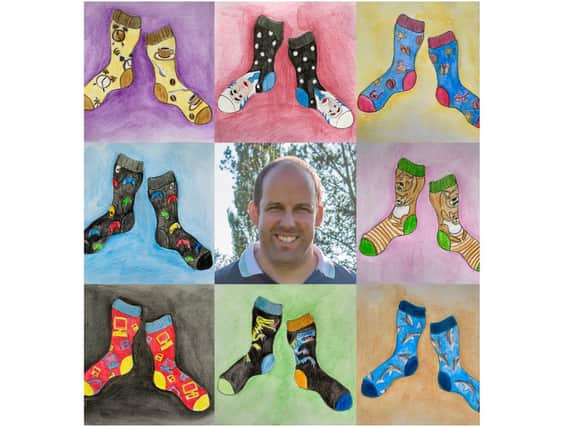 Winchester House School in Brackley is hosting a 'Snazztastic Sock Day' today (Friday March 26) in memory beloved teacher - Mr Chris Leach. (Image from Winchester House School)