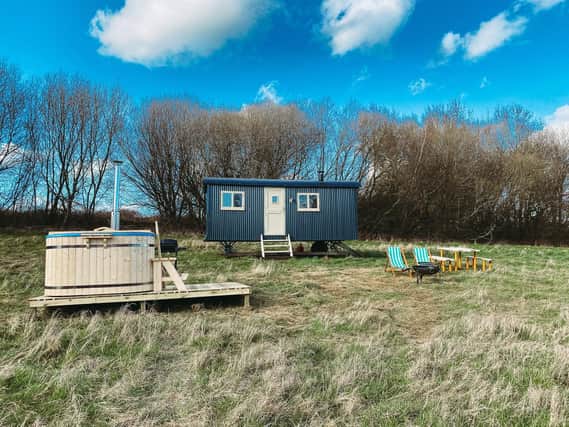 TheFat Pheasant Shepherd Huts boutique glamping business - includes a wood-fired hot tub just outside the hut - located in Shotteswell near Banbury are opening on May 1.