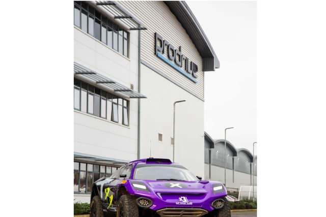 Banbury-based motorsport business, Prodrive, is partnering with Lewis Hamilton’s X44 Extreme E team to run the team at each round of the five-race series. (Image from Prodrive)
