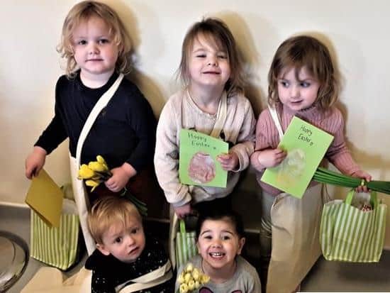 Children at the Sunshine Centre have enjoyed books, daffodils and activities over Easter thanks to donations from several sources