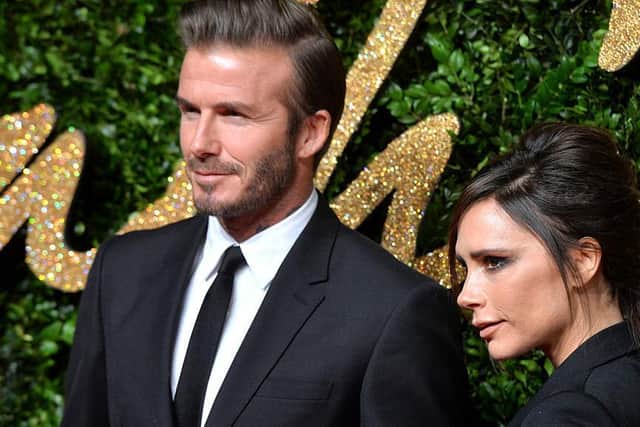 David and Victoria Beckham. Picture by Getty Images