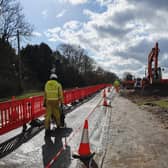 Banbury to Chipping Norton roadworks (photo from Oxford County Council)