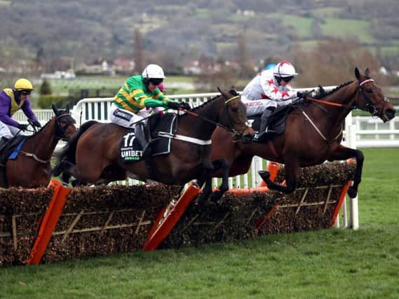 Epatante and Barry Geraghty hit the front before going on to win the Grade 1 Unibet Champion Hurdle