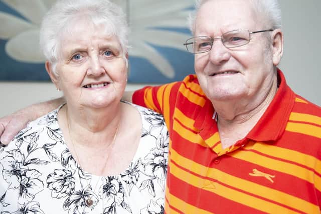 Val and David Page who have been married for 60 years this Saturday. Picture by Kirsty Edmonds