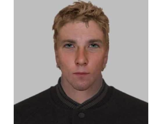 The E-fit picture of a man who is wanted by police in connection with a theft in Banbury