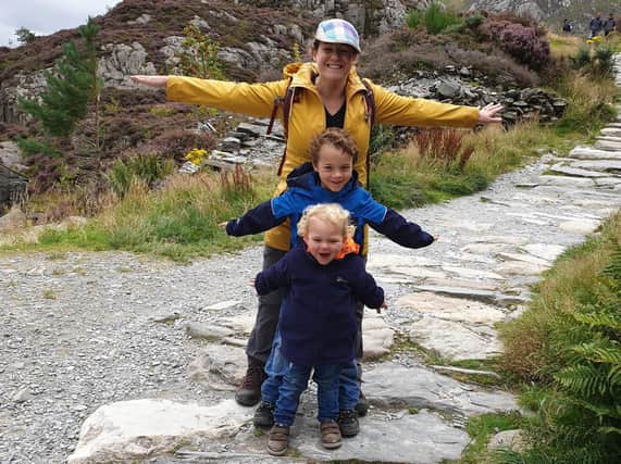 Claire Spendley and her two sons