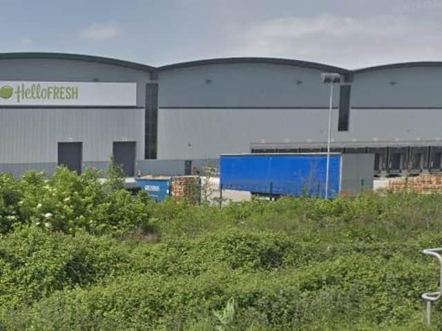 The Hello Fresh packaging facility in Chalker Way, Banbury which is recruiting 400 new staff to meet demand for its food boxes. Picture by Google