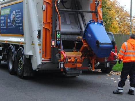 Bin collection crews with Cherwell District Council