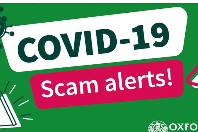 Covid-19 scam alert