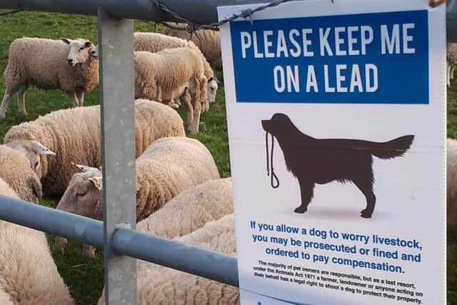 Warwickshire Police are urging people to be cautious and mindful when they take walks through the countryside - keeping their dogs on a lead