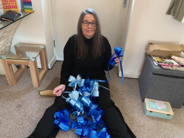 Helen Cunningham, joint-organiser of the NHS Blue Ribbon Appeal