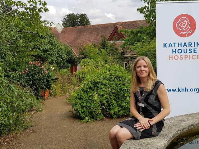 Anharad Orchard, CEO of Katharine House Hospice, which has become a coronavirus care centre. Library picture from before the outbreak