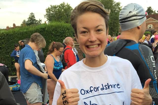 Phoebe Harrop who supported Oxfordshire Mind during another challenge