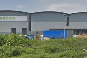 The HelloFresh meal-kit distribution plant in Banbury. Picture by Google