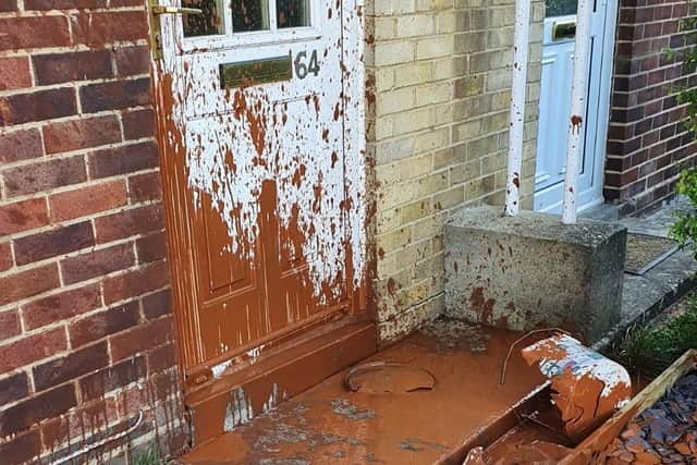 Vandalism at a residence in Banbury